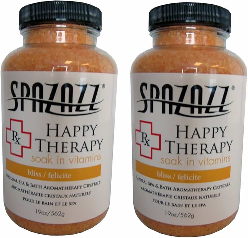 Happy Therapy Aromatherapy Bath Crystals, 19oz, 2 Pack