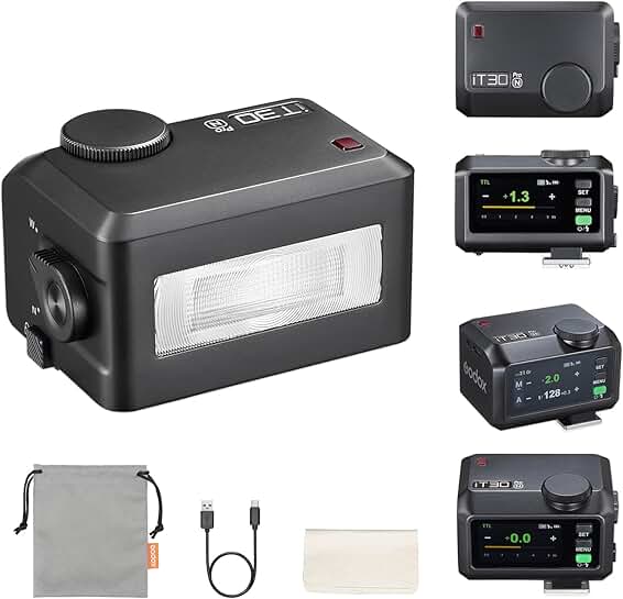 Portable Flash with Touchscreen and Wireless TTL