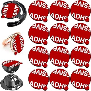 12 Pack Double-Sided Adhesive Stickers for Phone Mounts