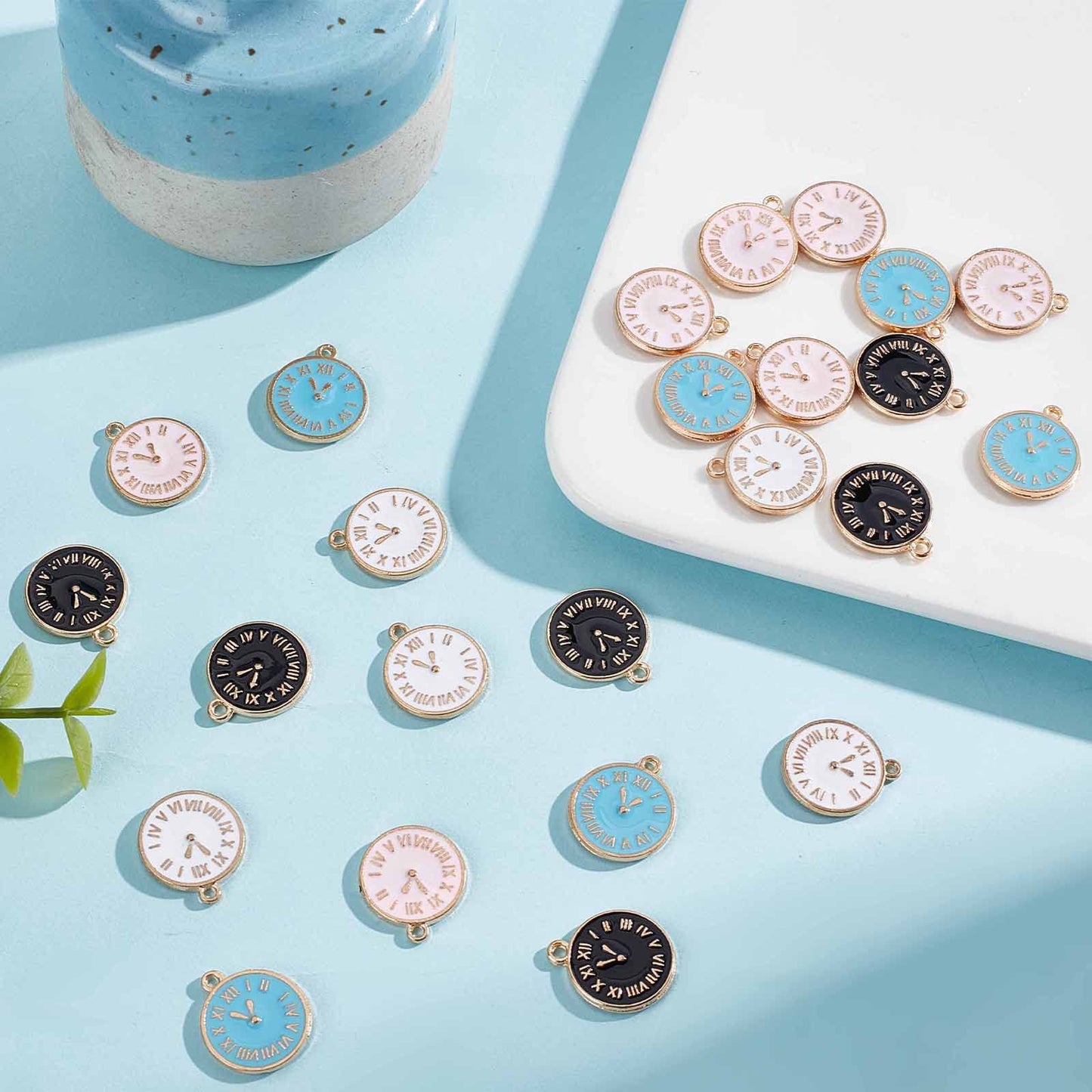Bulk Clock Charms for Jewelry Making and Gifts