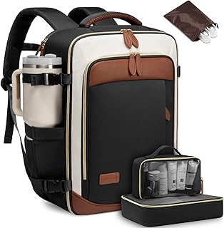 Travel Backpack for Women with 40L Capacity and Laptop Pocket