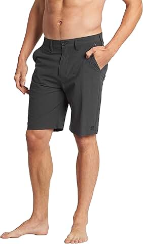 Men's 4-Way Stretch Quick Dry 21-Inch Hybrid Shorts