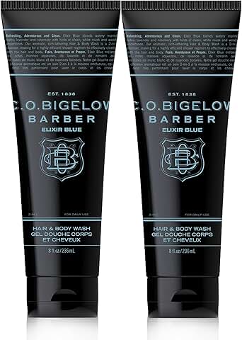 Men's Lavender and Rosemary 2-in-1 Hair and Body Wash, Pack of 2