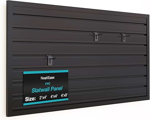 Heavy Duty 2x4ft Slatwall Panel for Garage Storage