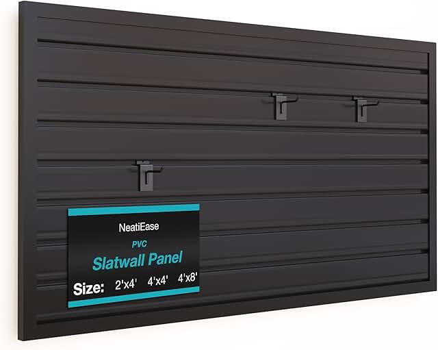 Heavy Duty 2x4ft Slatwall Panel for Garage Storage