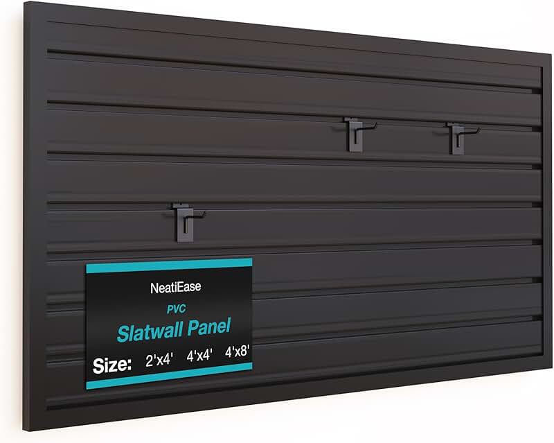 Heavy Duty 2x4ft Slatwall Panel for Garage Storage