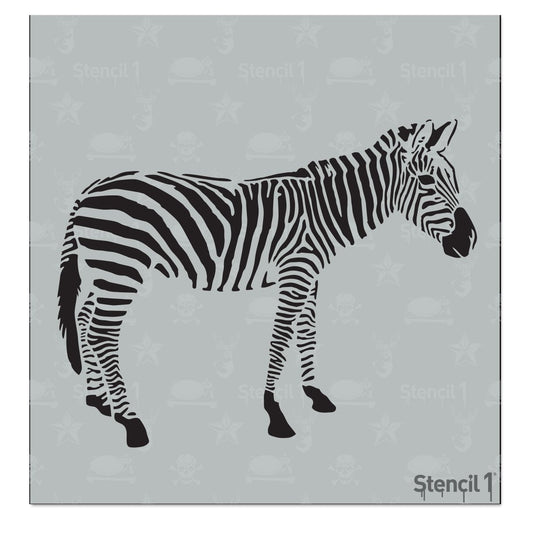 Zebra Reusable Mylar Stencil 5.75" x 6"