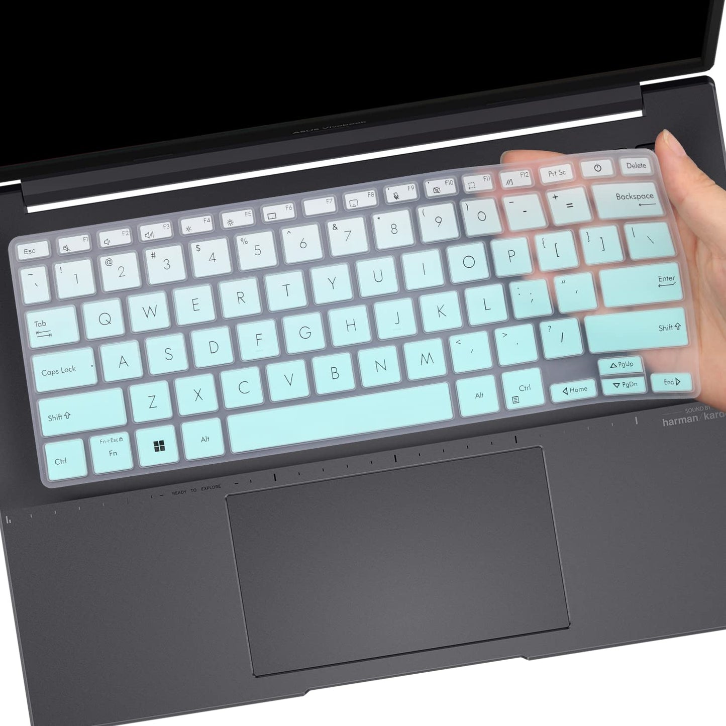 Ultra Thin Keyboard Cover for 14-Inch Laptop