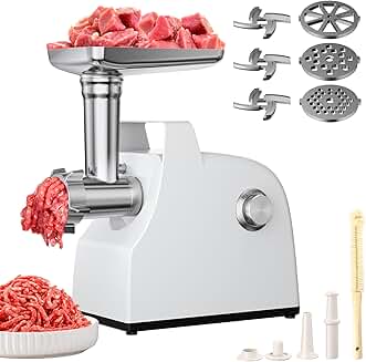 Heavy Duty 3000W Electric Meat Grinder with Handle