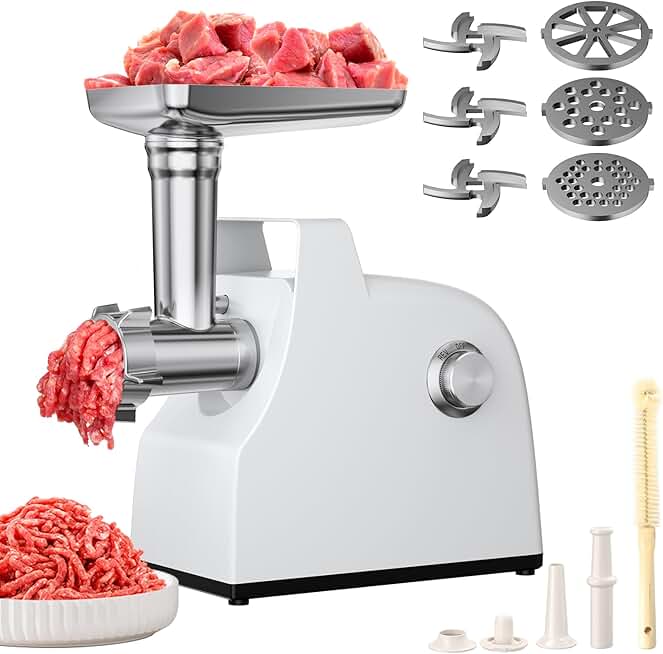 Heavy Duty 3000W Electric Meat Grinder with Handle