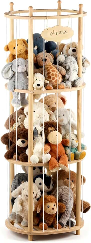 Large Wooden Stuffed Animal Storage Cage
