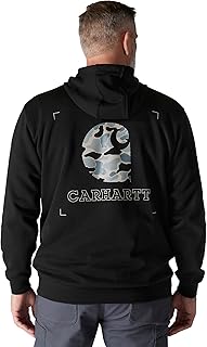Men's Loose Fit Midweight Camo Sweatshirt