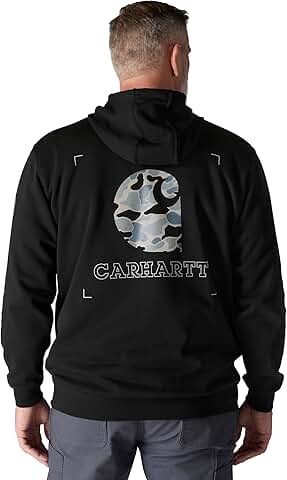 Men's Loose Fit Midweight Camo Sweatshirt