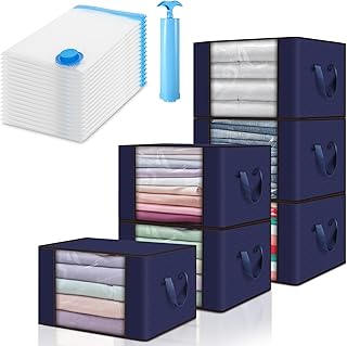 Large and Vacuum Storage Bags with Pump for Travel and Storage