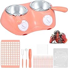 Electric chocolate melting pot with accessories
