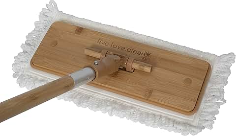 Live Love Clean Bamboo 2-in-1 Wet and Dry Dust Mop