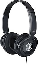 Over Ear Wired Headphones with Deep Bass in Black