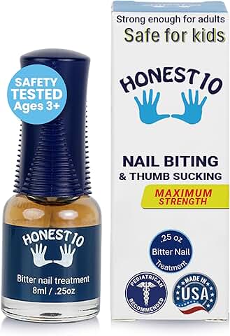 Bitter Nail Polish for Kids and Adults, 0.25 oz