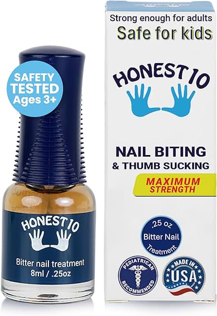 Bitter Nail Polish for Kids and Adults, 0.25 oz