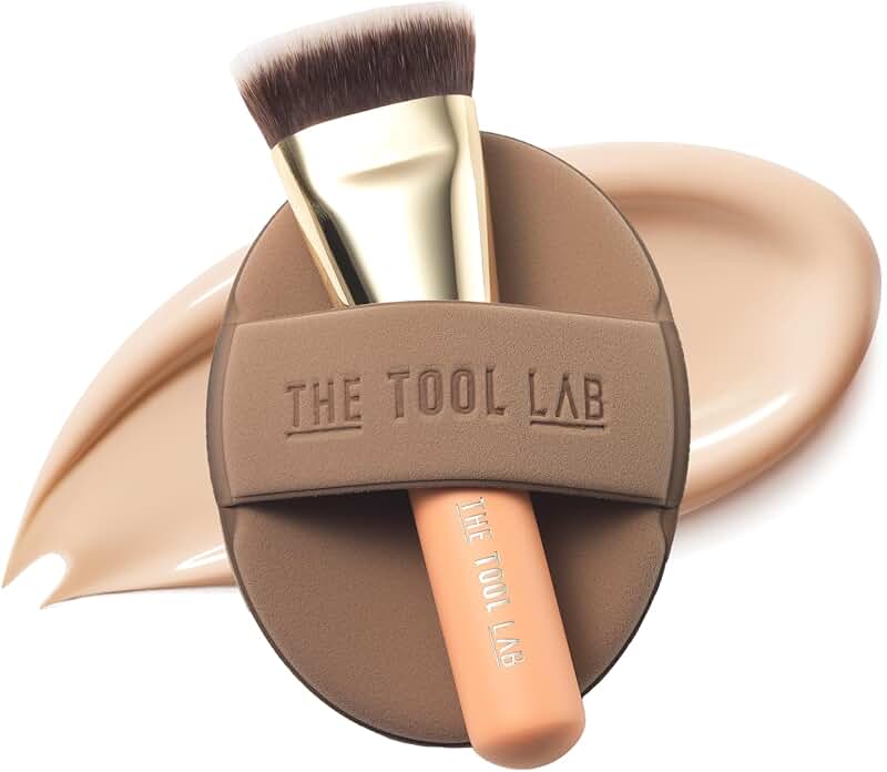All Day Fitting Duo Makeup Set with Brush and Sponge