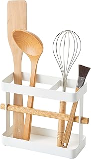 Wide Kitchen Utensil Holder with No Assembly