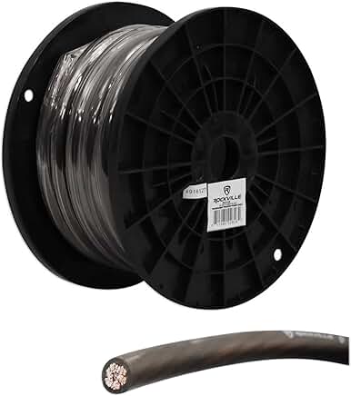 30-Ft. 0 Gauge Power and Ground Wire for Car Audio