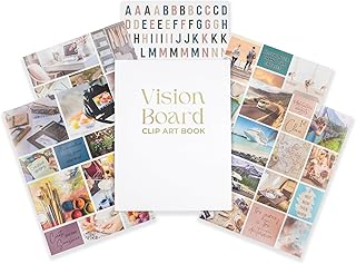 Vision Board Book with 850+ Inspirational Stickers and Images