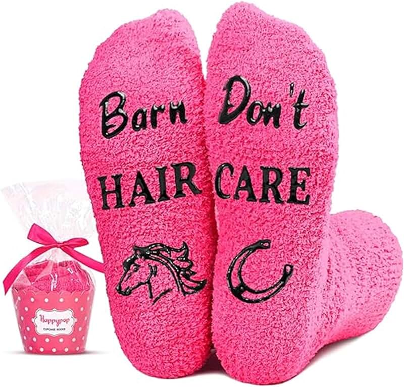 Cute fuzzy animal socks for women