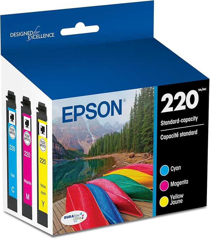 Color Ink Combo Pack for Inkjet Printers