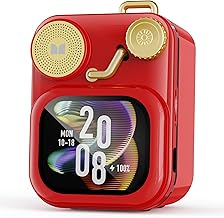 Portable Bluetooth Touch Screen Speaker with Alarm and TF Card