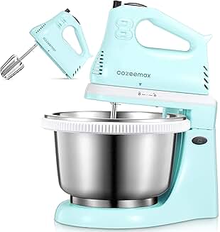 2-in-1 Hand and Stand Mixer with 3 Quart Bowl