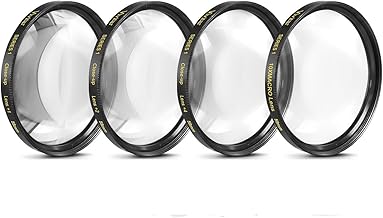 58mm Close-Up Filter Set with +1, +2, +4, +10 Diopters