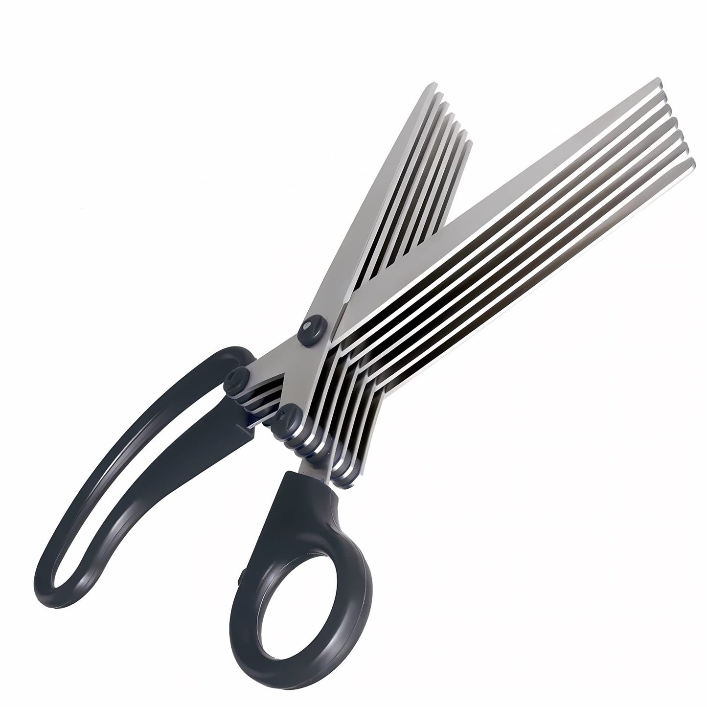 7-Blade Shredder Scissors, 7.9 inches, Black