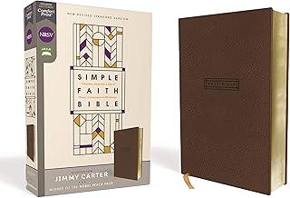 Simple Faith Bible in Brown with Comfort Print
