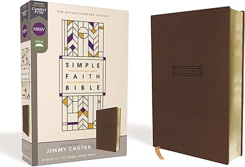Simple Faith Bible in Brown with Comfort Print