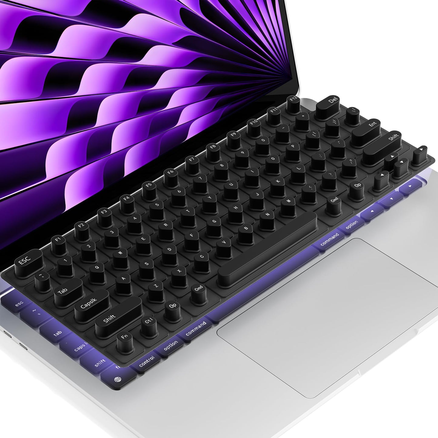 Keyboard Cover for Long Nails, Fits MacBook 2021-2024