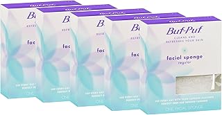 Facial Sponge for Deep Cleaning, Reusable, 5 Pack