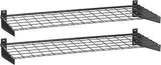 Heavy Duty Steel Wall Shelves, 45 x 15 Inches