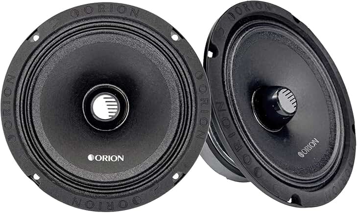 High Efficiency 6.5" Mid-Range Bullet Speakers (Pair)