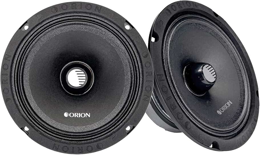 High Efficiency 6.5" Mid-Range Bullet Speakers (Pair)