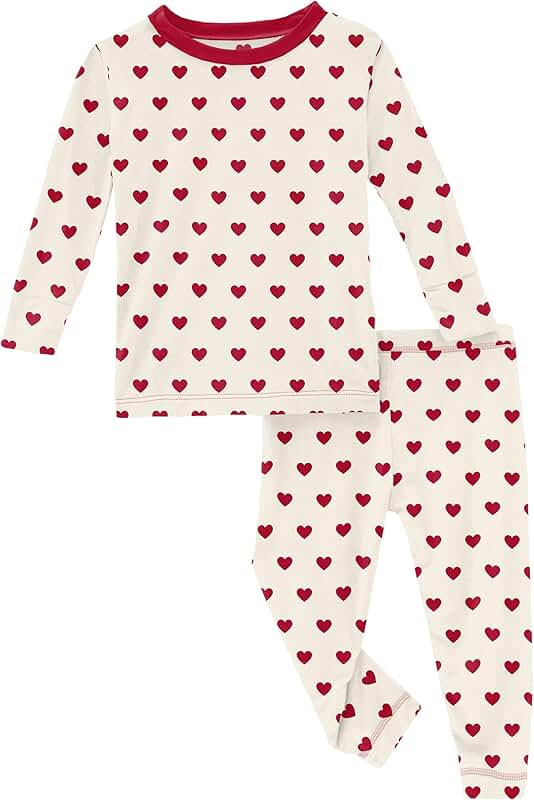 Full of Hearts Two-Piece Pajama Set for Kids