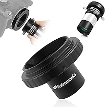 2X Barlow Lens with T-Ring and Adapter for Cameras