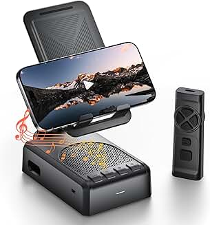 Portable Bluetooth Speaker with Remote and Camera Control