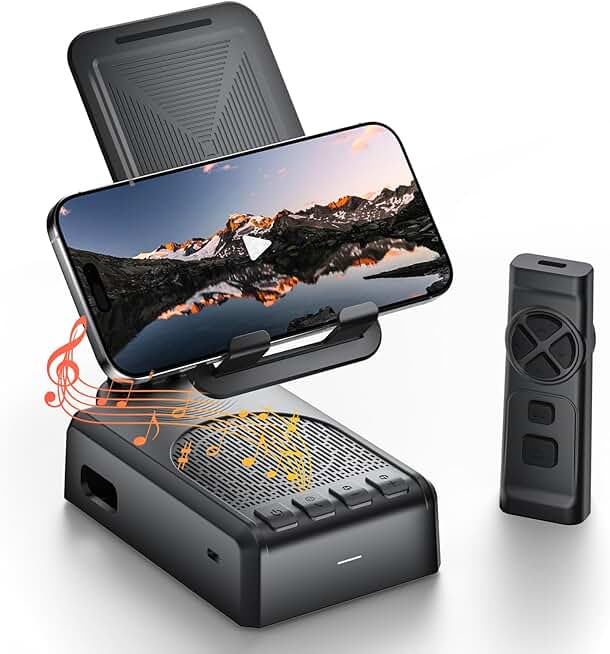 Portable Bluetooth Speaker with Remote and Camera Control
