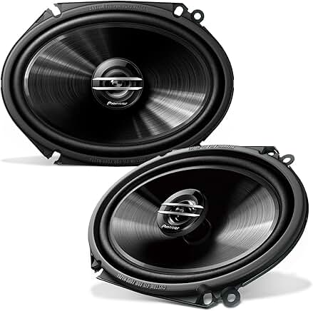 6" x 8" 2-Way Car Speakers, Pair