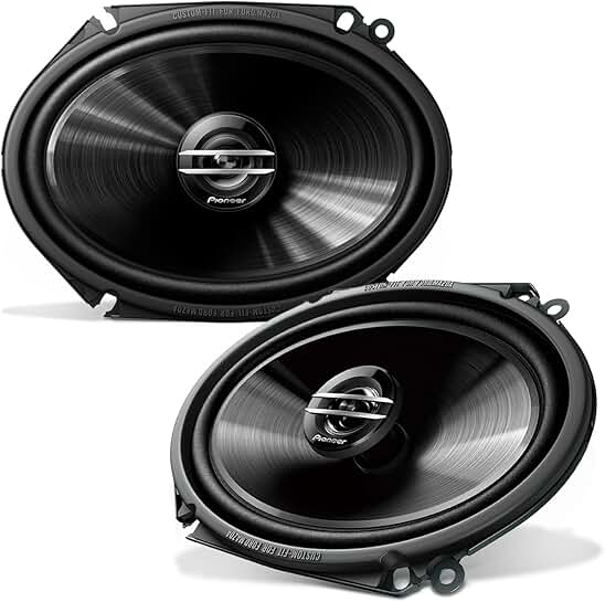 6" x 8" 2-Way Car Speakers, Pair