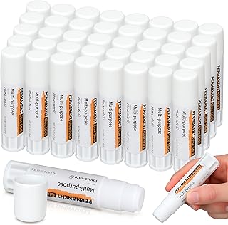 40 Pack Acid-Free Washable Glue Sticks for Crafts and Scrapbooking