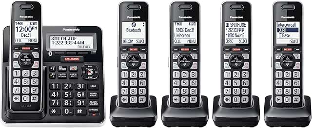 Cordless Phone with Call Block and Recording
