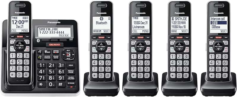 Cordless Phone with Call Block and Recording