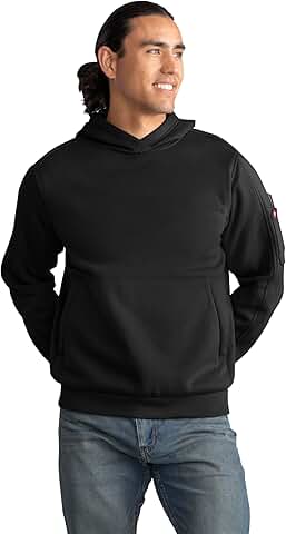Men's Fleece Water-Resistant Pullover Hoodie
